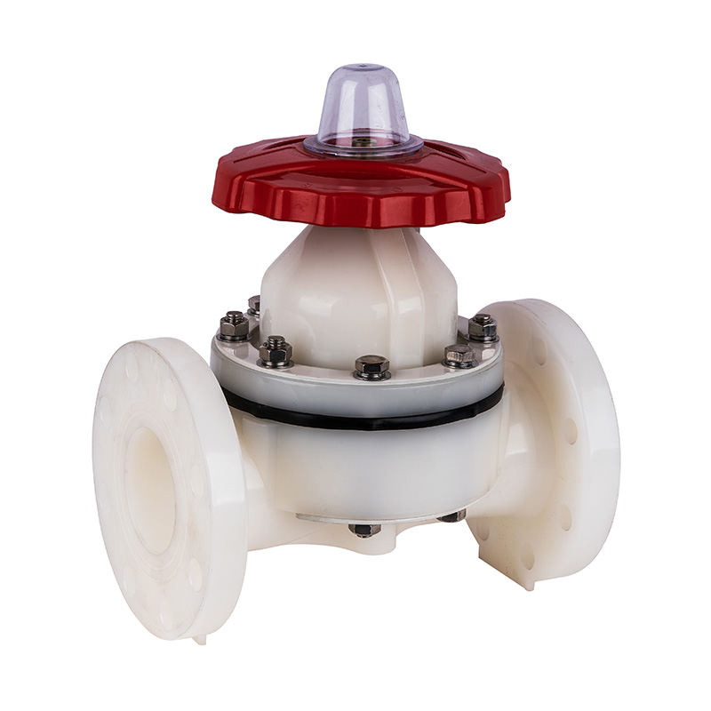 PVDF G41F-10F Flanged Diaphragm Valve DN20-150 20A-150A JIS Standard