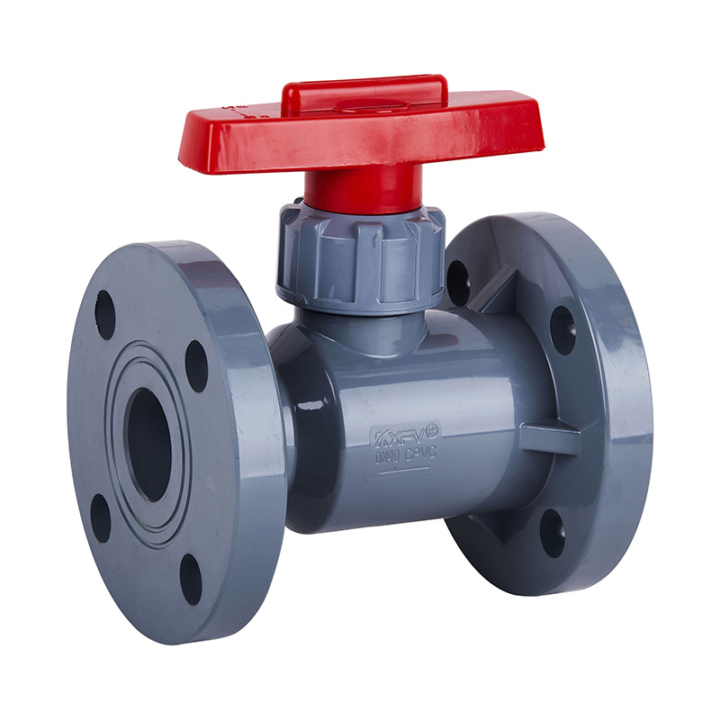 PVC-C Q41F-10V Flange Type Globe Valve DN15-300 1/2'-12' ANSI Standard