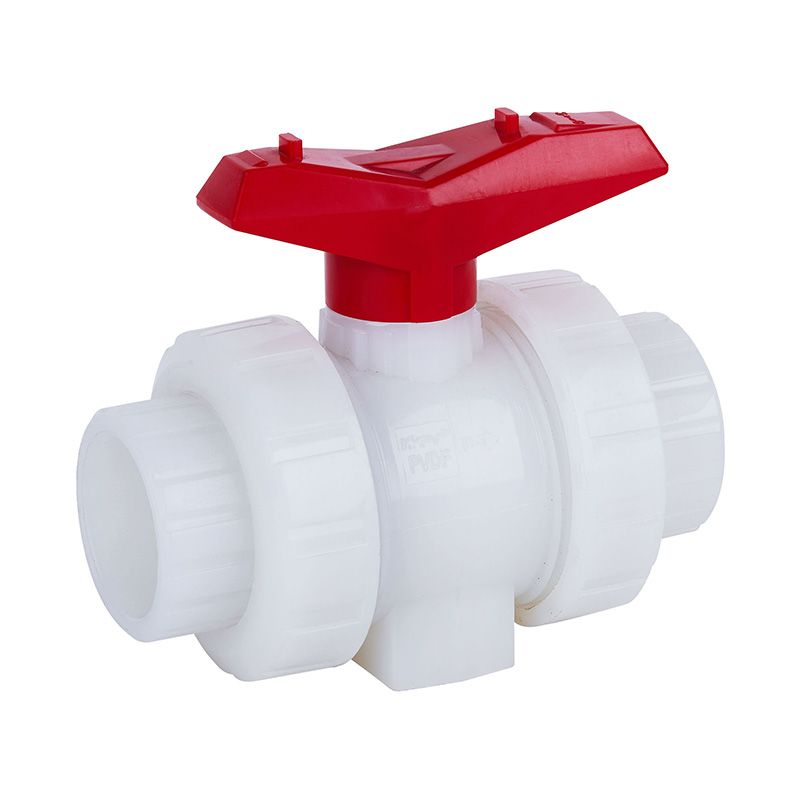 PVDF Q61F-10F Socket Ball Valve DN15-100 GB Standard