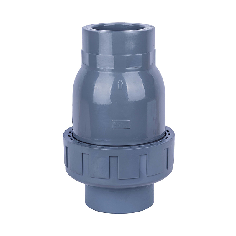 PVC-C H61F-10V Single Union Socket Check Valve DN15-100 GB Standard