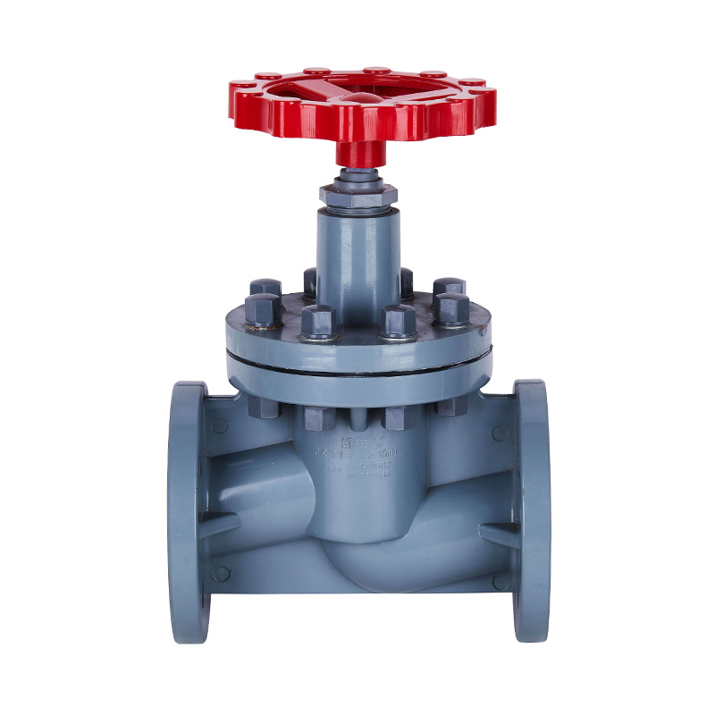 PVC-C J41F-10V Flange Type Globe Valve DN15-150 GB Standard