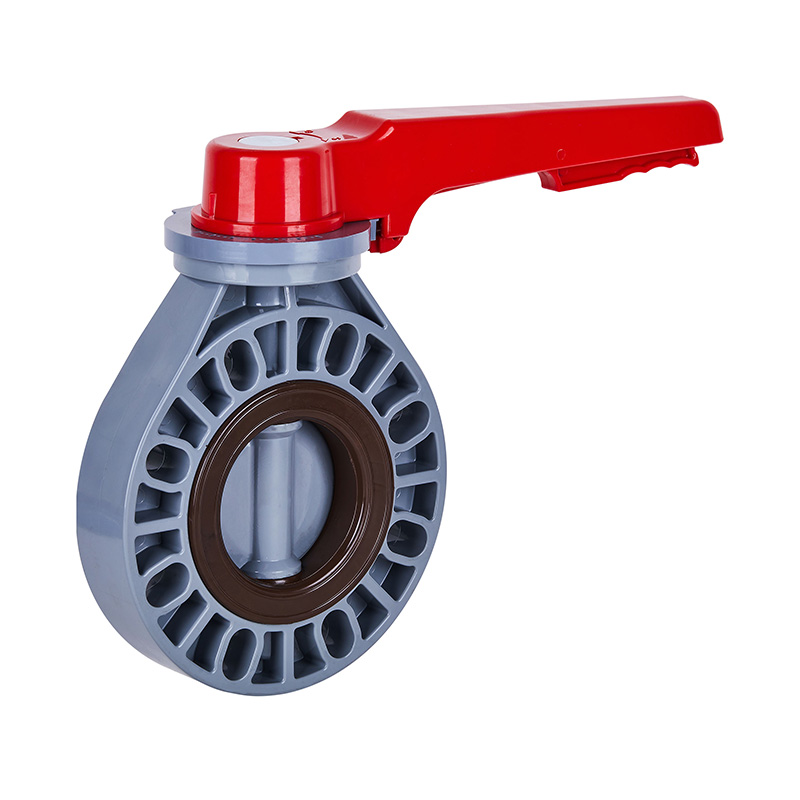 PVC-C D71X-10V Handle Butterfly Valve DN40-200 1-1/2'-8' ANSI Standard