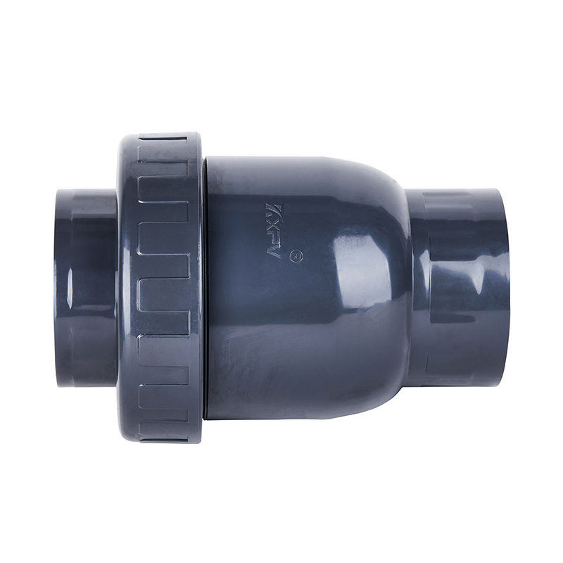 PVC-U H61F-10U Single Union Socket Check Valve DN15-100 GB Standard